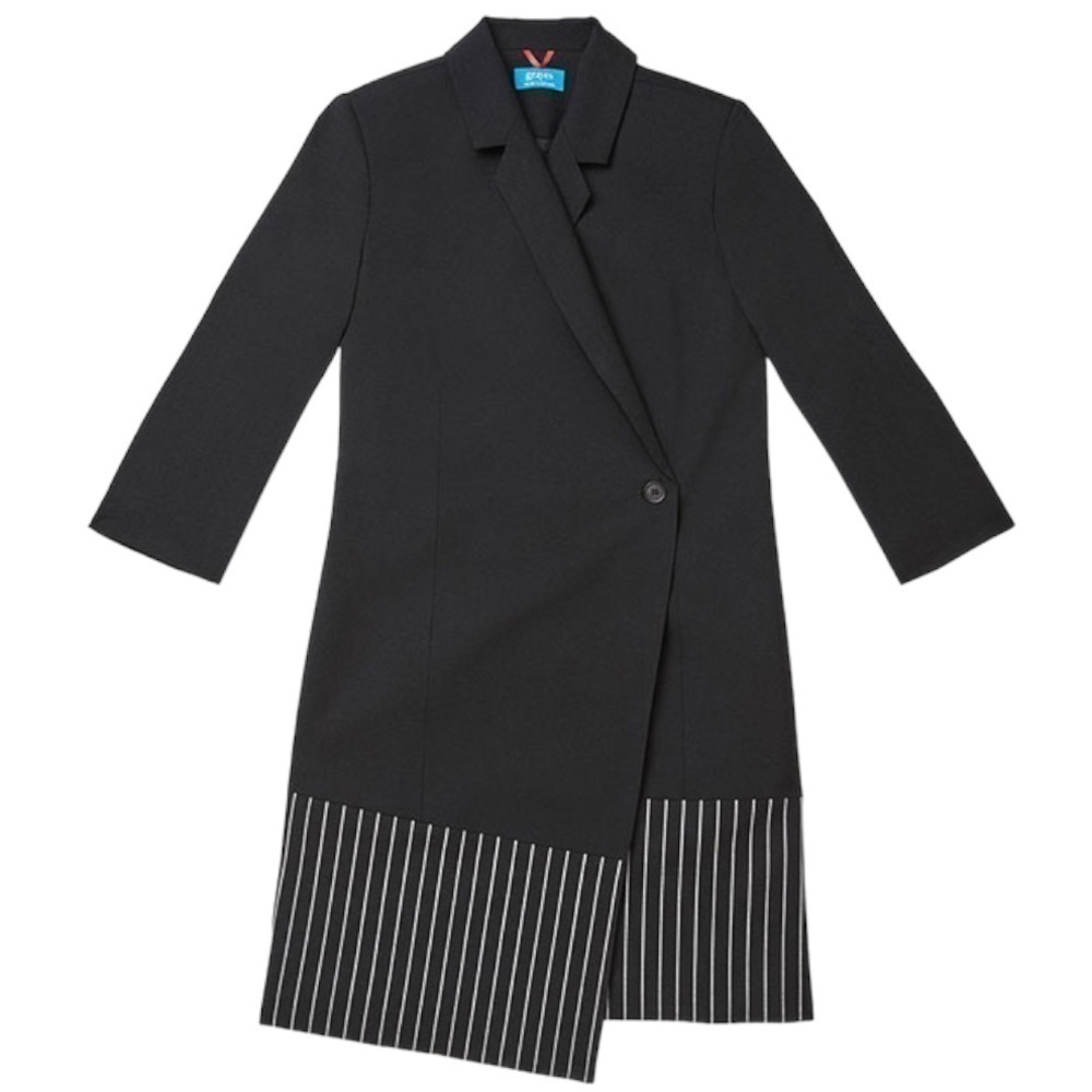 Grayes Wool Blazer Dress w/ Flare - Size 4 US - Picture 2 of 7